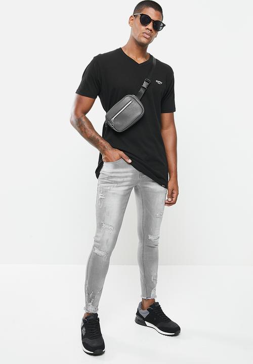 Cutty - Denim jean cropped - grey
