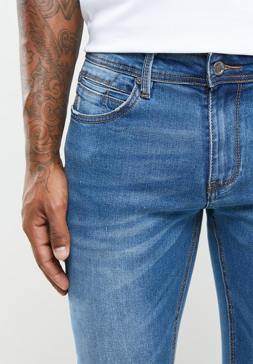 Cutty - Basic skinny denim jean - sulphur