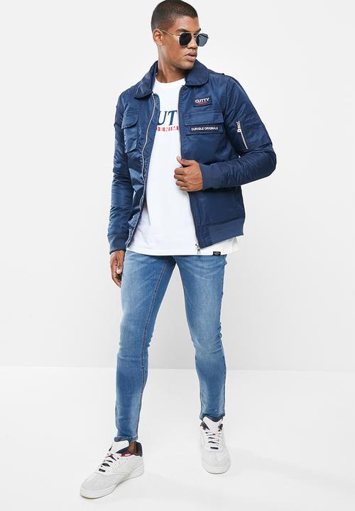 Cutty - Padded bomber jacket - navy