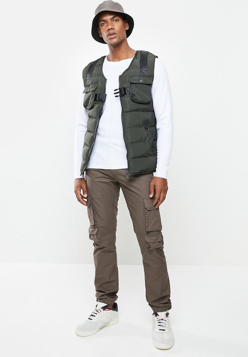 Cutty - Jacket sleeveless - fatigue