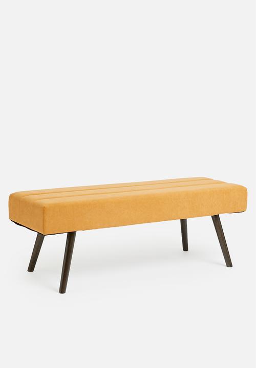 Present Time - Explicit bench - ochre