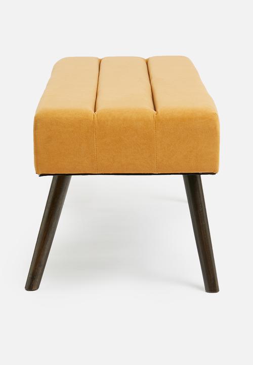 Present Time - Explicit bench - ochre
