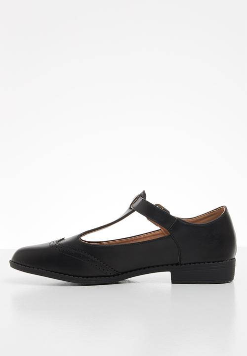 Jada - Mary jane buckle shoe - black