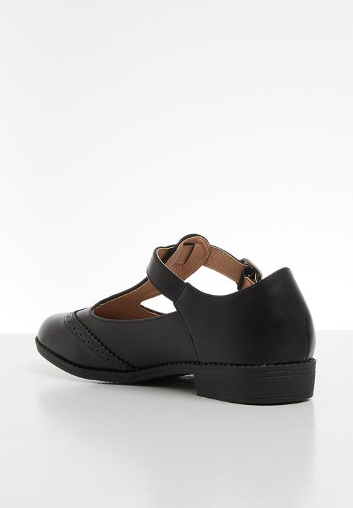 Jada - Mary jane buckle shoe - black