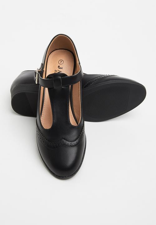 Jada - Mary jane buckle shoe - black