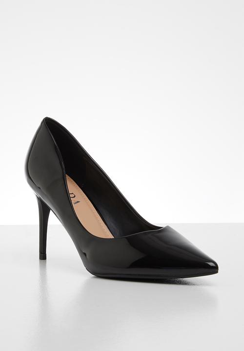 Jada - Pointed stiletto court - black