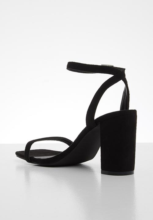 Glamorous - Wide fit block heel - black 