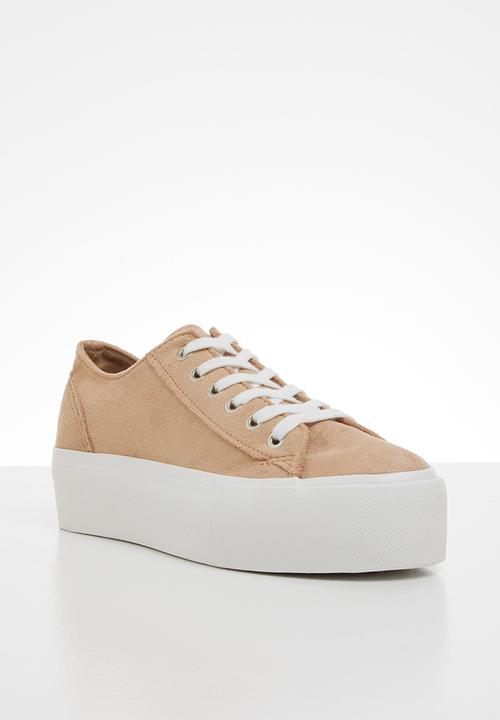 Glamorous - Canvas flatform sneaker - pink