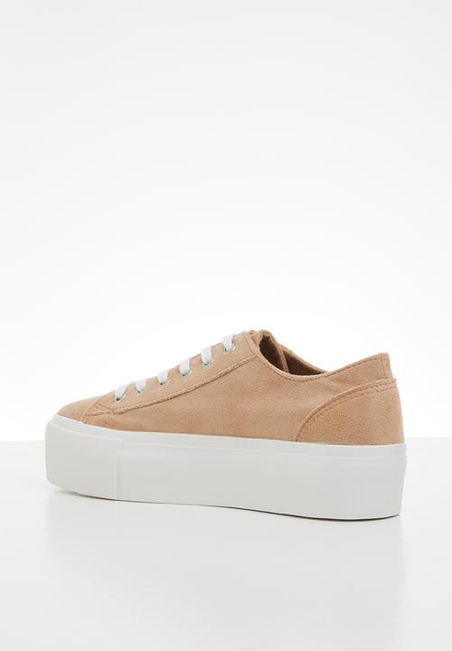 Glamorous - Canvas flatform sneaker - pink
