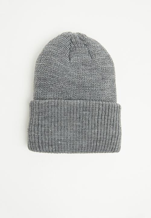 Superbalist - Turn up beanie - charcoal