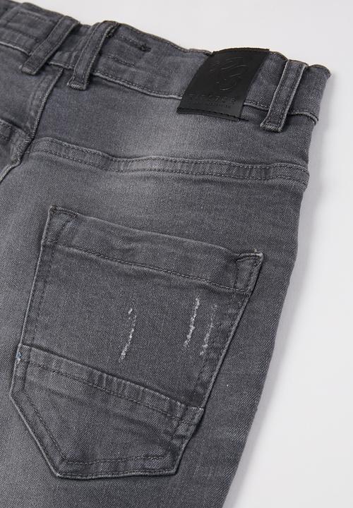 Ripstop - Fortuna basic denim shorts - grey