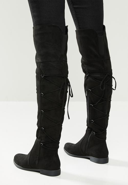 Miss Black - Dorota 3 over the knee boot - black