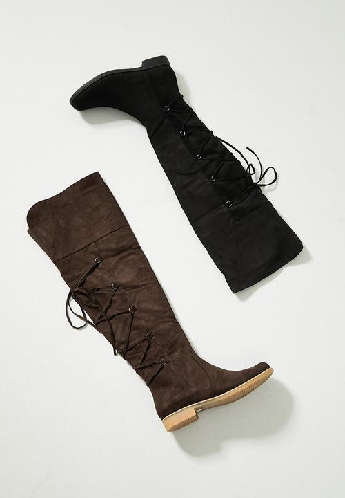 Miss Black - Dorota 3 over the knee boot - black