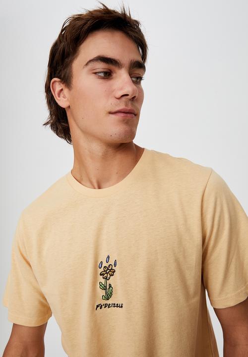 Cotton On - Tbar art T-shirt - sunbleach