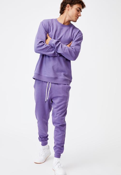 Cotton On - Trippy slim trackie - purple dream