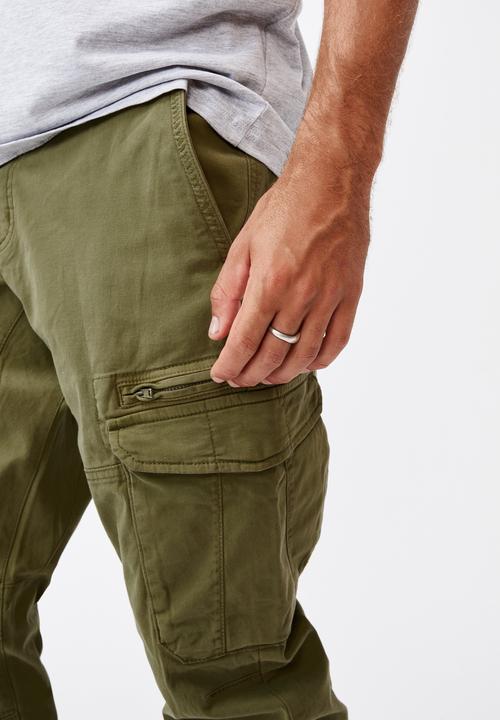 Cotton On - Urban jogger - army green cargo