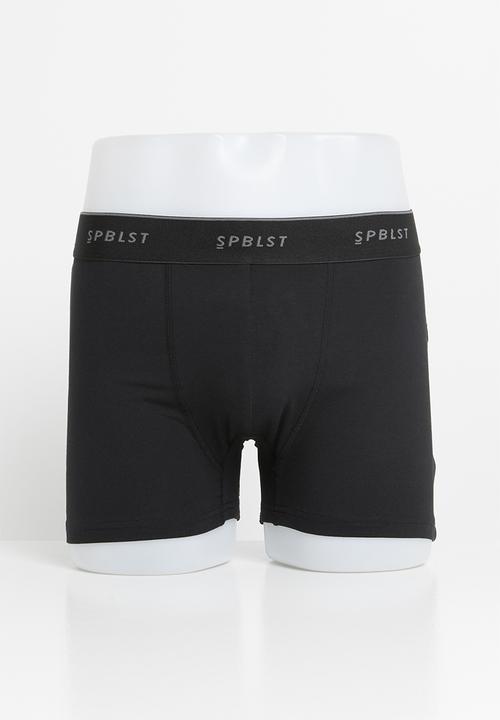 Superbalist - 5 pack tex boxer briefs - black