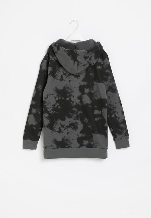 Rebel Republic - Fortnite tie dye hoodie - tie dye charcoal