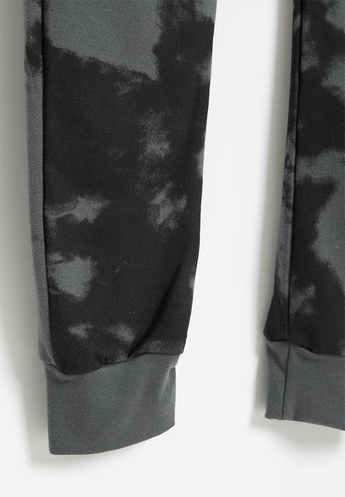 Rebel Republic - Fortnite tie dye jog pants - tie dye charcoal