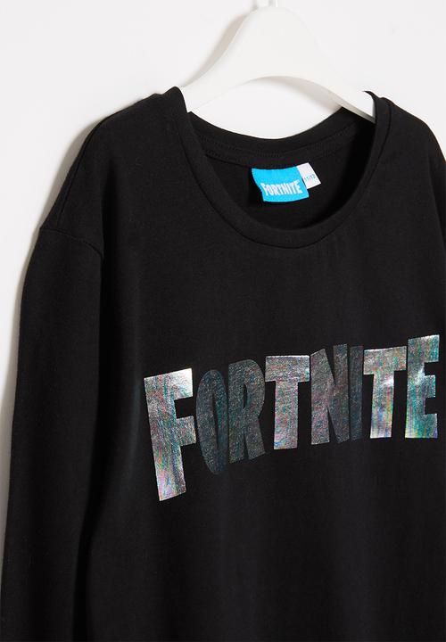 Rebel Republic - Fortnite long sleeve tee - black
