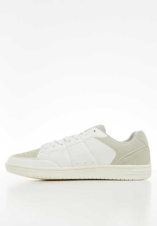 POLO - Graham court sneaker - white & grey 