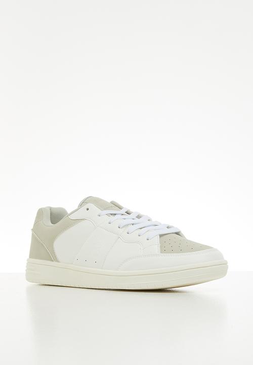 POLO - Graham court sneaker - white & grey 