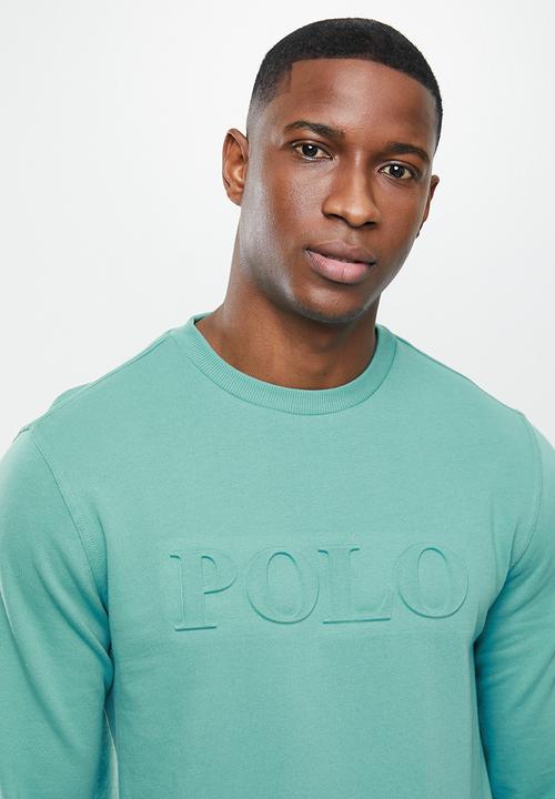 POLO - Will debossed sweater - aqua