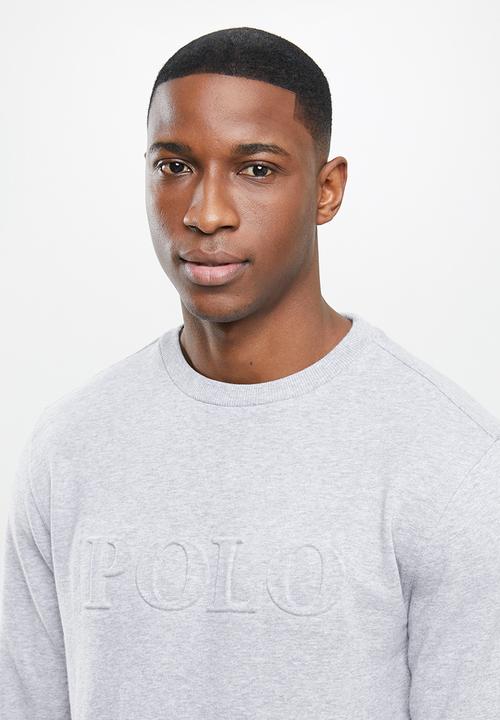 POLO - Will debossed sweater - grey 