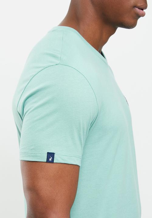 POLO - Michael v-neck short sleeve tee - aqua