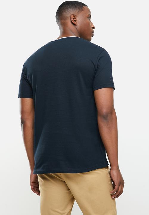 POLO - Chris crest v-neck short sleeve tee - navy
