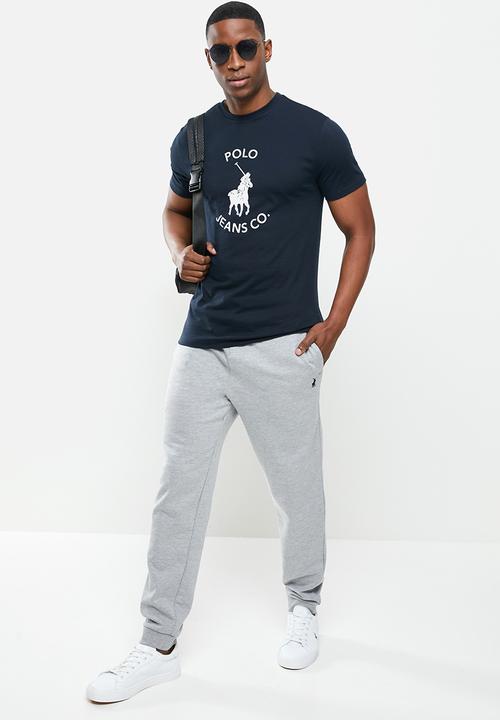 POLO - Pjc gareth logo short sleeve  tee - navy