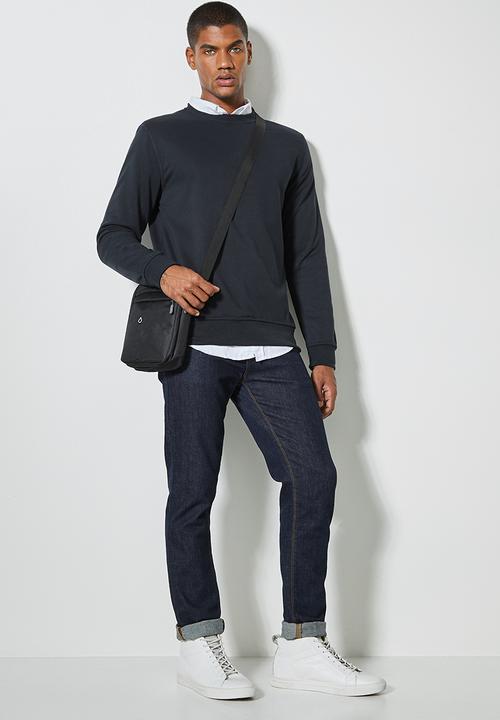 Superbalist - Brewer crew neck sweater - navy