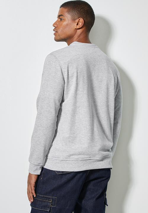 Superbalist - Brewer crew neck sweater - grey melange