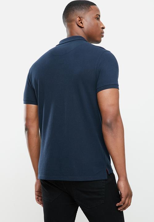 POLO - Justin custom fit short sleeve golfer - navy