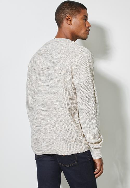 Superbalist - Zip-through knit bomber - oatmeal