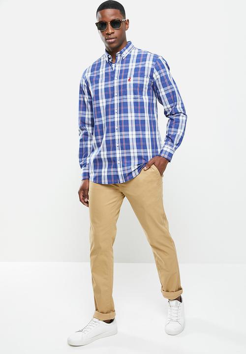 POLO - Ashley check long sleeve weekender shirt - multi 