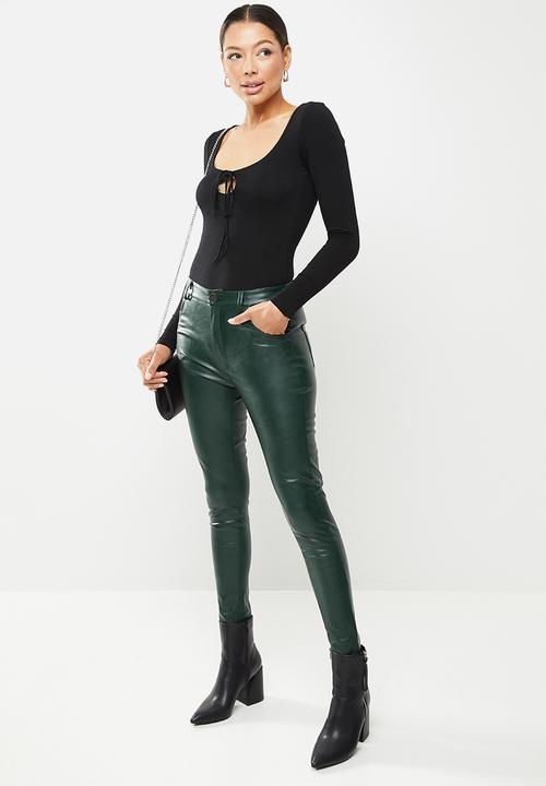 Glamorous - Tie front knit - black