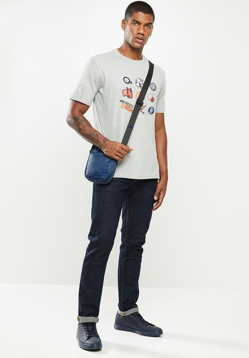 Ben Sherman - Sticker pack tee - grey