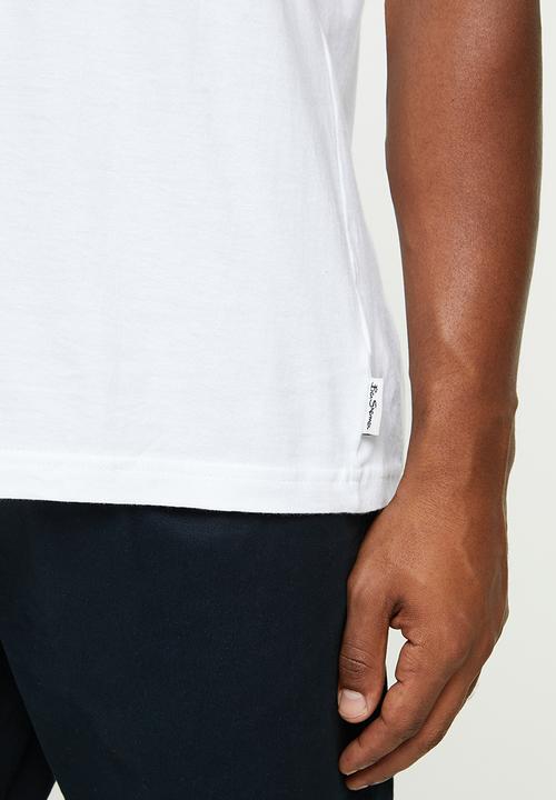 Ben Sherman - Sticker pack tee - white