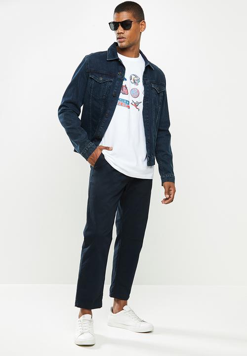 Ben Sherman - Sticker pack tee - white