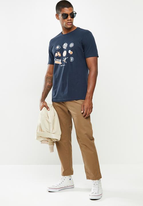 Ben Sherman - Sticker pack tee - navy