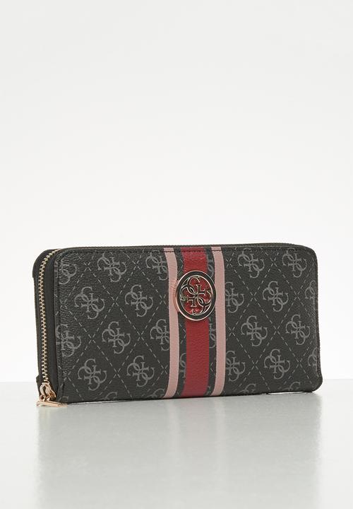 GUESS - Jensen slg medium zip around - coal