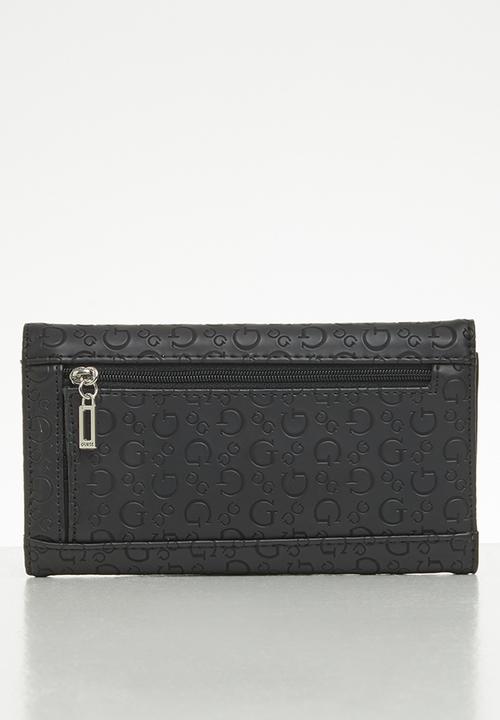 GUESS - Buoso slg slim clutch - black