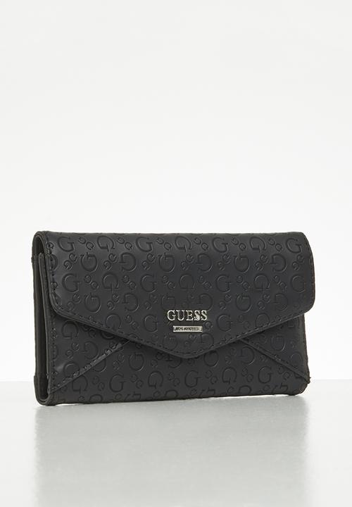 GUESS - Buoso slg slim clutch - black