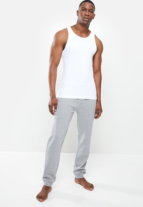 POLO - Liam 2 pack cotton vests - white