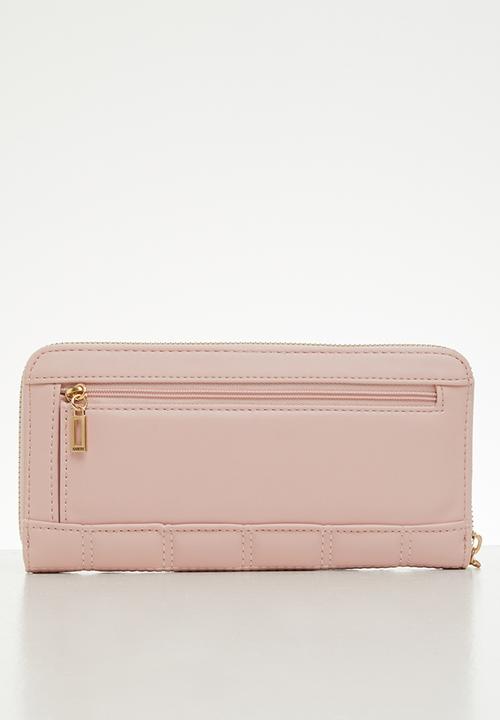 GUESS - Kamina slg large zip around - blush