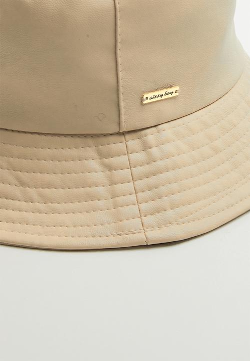SISSY BOY - Pu bucket hat - beige 