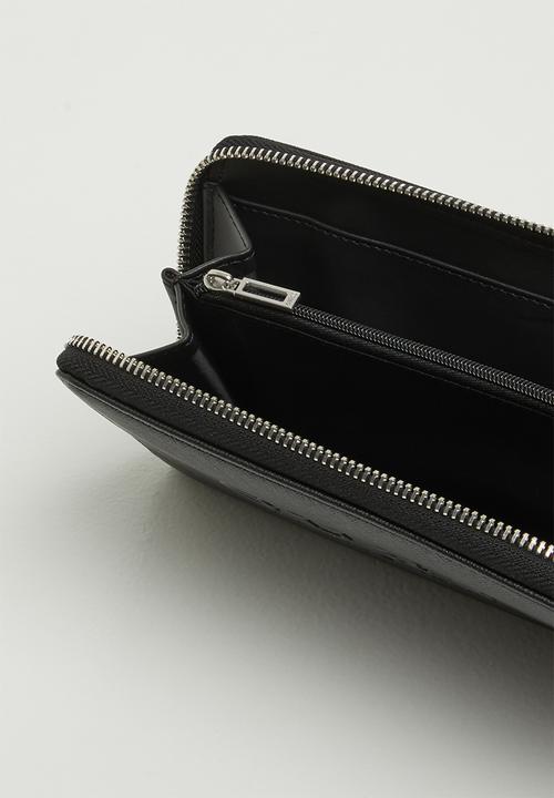 GUESS - Rodney slg medium zip around - black