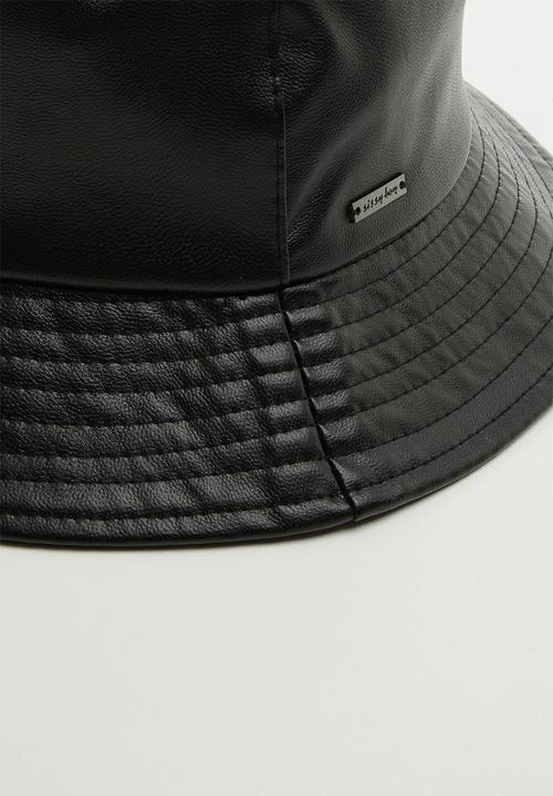 SISSY BOY - Pu bucket hat - black