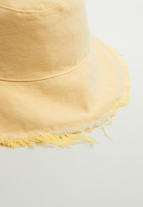 Tom Tom - Fray edge bucket hat - yellow